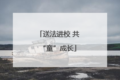 送法进校 共“童”成长