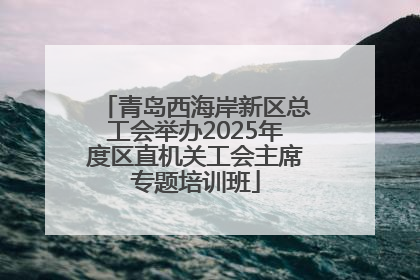 青岛西海岸新区总工会举办2025年度区直机关工会主席专题培训班