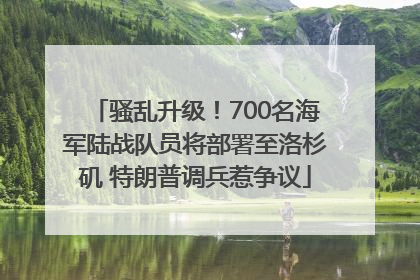骚乱升级！700名海军陆战队员将部署至洛杉矶 特朗普调兵惹争议