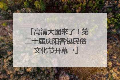 高清大图来了！第二十届庆阳香包民俗文化节开幕→