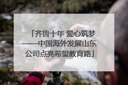 齐鲁十年 爱心筑梦——中国海外发展山东公司点亮希望教育路