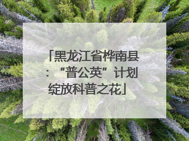 黑龙江省桦南县：“普公英”计划绽放科普之花