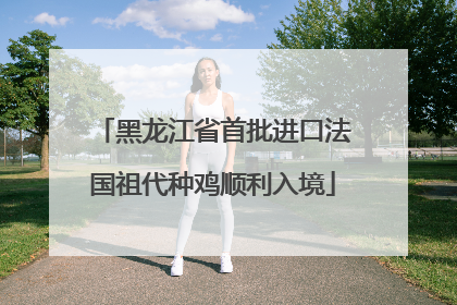 黑龙江省首批进口法国祖代种鸡顺利入境