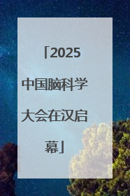 2025中国脑科学大会在汉启幕